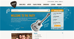 Desktop Screenshot of guitarparty.com